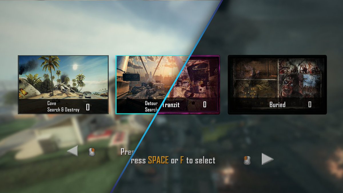 Black Ops II mapvote on 8 April 2022, second shot