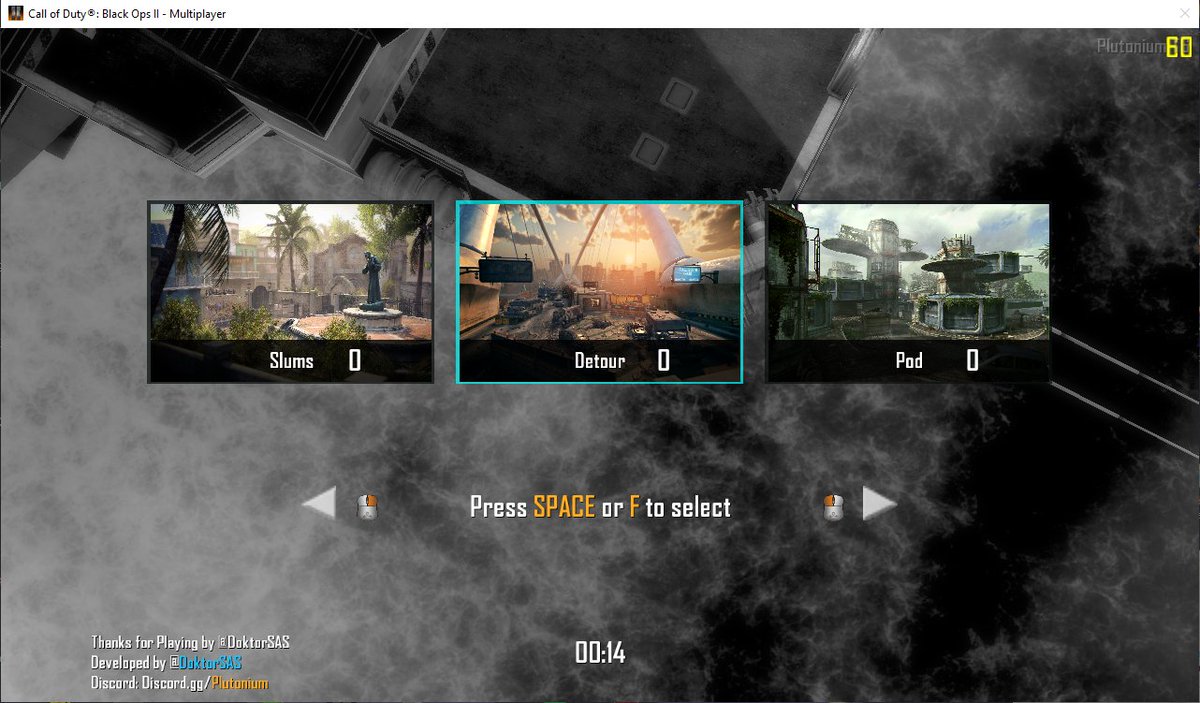 The redesigned Black Ops II multiplayer mapvote, September 2021
