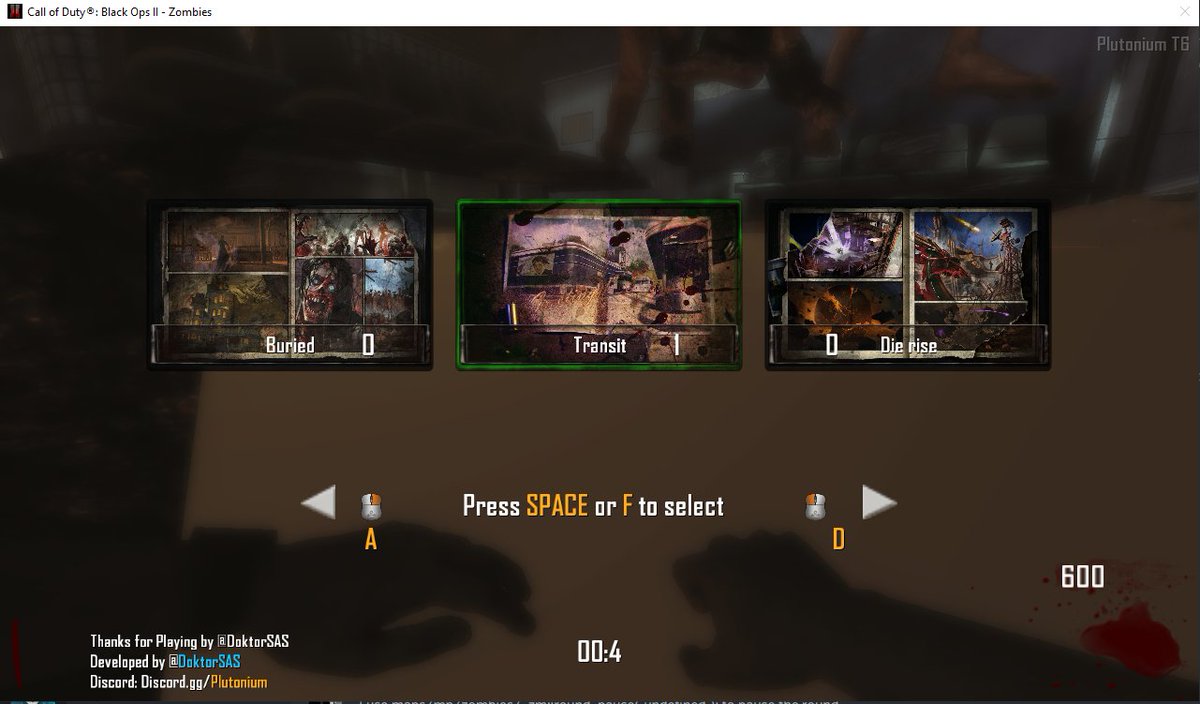 The first Black Ops II zombies mapvote, October 2021