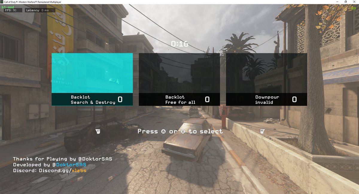 The first Modern Warfare Remastered mapvote